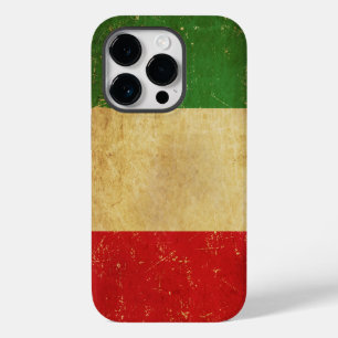 Italiaanse vlag  Grunge Case-Mate iPhone 14 Pro Hoesje