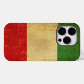 Italiaanse vlag  Grunge Case-Mate iPhone Case (Achterkant (horizontaal))