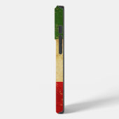 Italiaanse vlag  Grunge Case-Mate iPhone Case (Achterkant / Links)