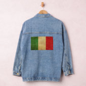 Italiaanse vlag Grunge Vrouwen Denim Jacket (Hangar)