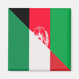 Italiaanse vlag | HalfAfghaanse Italiaanse vlag Magneet