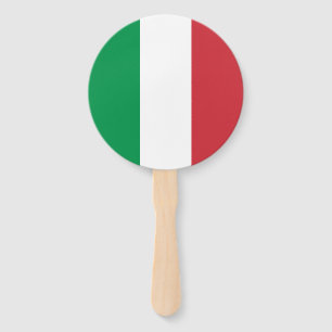 Italiaanse vlag handwaaier