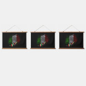 Italiaanse vlag hangend wandkleed (Driedubbel)