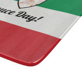 Italiaanse vlag : Heart nonna Aangepaste fotosausd Snijplank (Hoek)