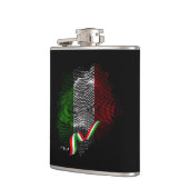Italiaanse vlag heupfles (Links)