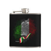 Italiaanse vlag heupfles (Voorkant)