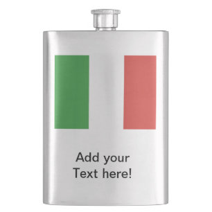 Italiaanse vlag heupfles