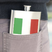 Italiaanse vlag heupfles (Voorbeeld)