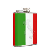 Italiaanse vlag heupfles (Rechts)