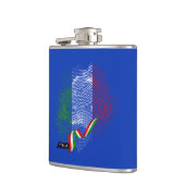 Italiaanse vlag heupfles (Links)