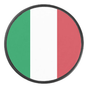 Italiaanse vlag hockey puck