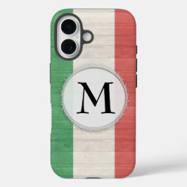 Italiaanse vlag Hoesje iPhone 16