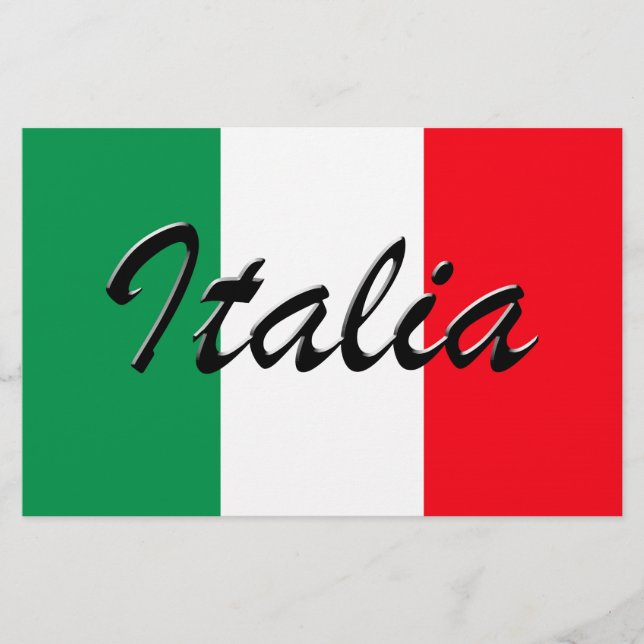 Italiaanse vlag - hoge kwaliteit (Voorkant)