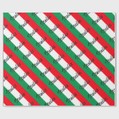 Italiaanse vlag - hoge kwaliteit cadeaupapier (Vlak)