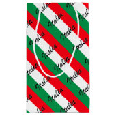 Italiaanse vlag - hoge kwaliteit klein cadeauzakje (Achterkant)