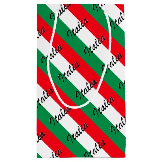 Italiaanse vlag - hoge kwaliteit klein cadeauzakje (Achterkant)