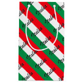 Italiaanse vlag - hoge kwaliteit klein cadeauzakje (Voorkant)