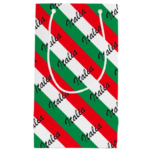 Italiaanse vlag - hoge kwaliteit klein cadeauzakje (Voorkant)