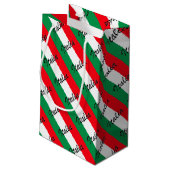 Italiaanse vlag - hoge kwaliteit klein cadeauzakje (Achterkant Gekanteld)