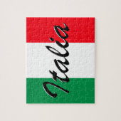 Italiaanse vlag - hoge kwaliteit legpuzzel (Verticaal)