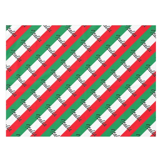 Italiaanse vlag - hoge kwaliteit tafelkleed (Voorkant (Horizontaal))