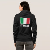 Italiaanse Vlag Hoodie (Achterkant volledig)