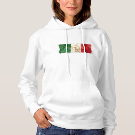 Italiaanse vlag hoodie (Voorkant)