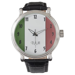 Italiaanse vlag horloge