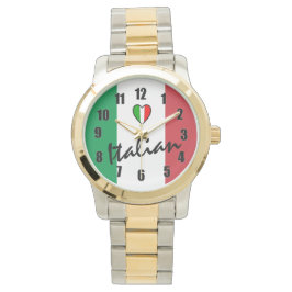 Italiaanse vlag horloge