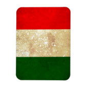 Italiaanse vlag in Grunge Magneet (Verticaal)