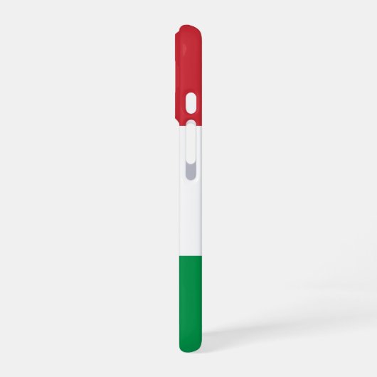 Italiaanse vlag iPhone 16 hoesje (Linkerkant)
