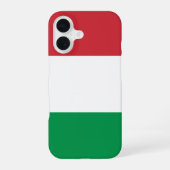 Italiaanse vlag iPhone 16 hoesje (Achterkant)