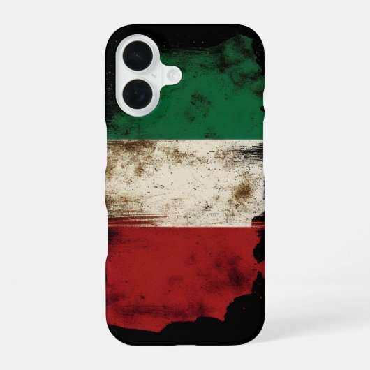 Italiaanse vlag iPhone 16 hoesje (Achterkant)