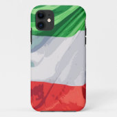 Italiaanse vlag iPhone Case (Achterkant)
