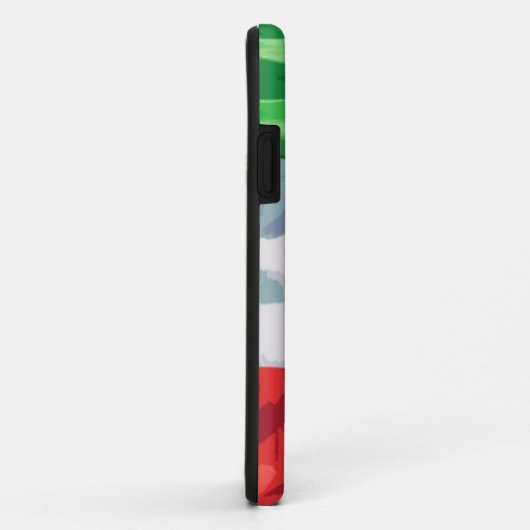 Italiaanse vlag iPhone Case (Achterkant/rechts)