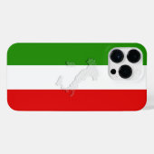 Italiaanse vlag iPhone hoesje (Achterkant horizontaal)