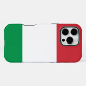 Italiaanse vlag iPhone hoesje (Achterkant horizontaal)