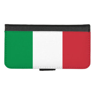 Italiaanse vlag iPhone 8/7 portemonnee hoesje