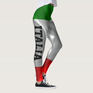 Italiaanse vlag ITALIA - Eigen fitness Leggings
