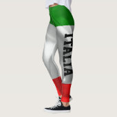 Italiaanse vlag ITALIA - Eigen fitness Leggings (Links)