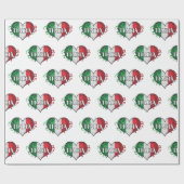 Italiaanse vlag Italiaans ontwerp Cadeaupapier (Vlak)