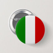 Italiaanse vlag - Italiaanse Button (Voorkant /achterkant)