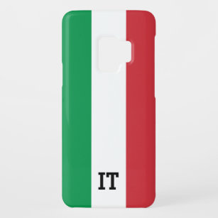 Italiaanse vlag — Italiaanse douanenaam monogram Case-Mate Samsung Galaxy S9 Hoesje