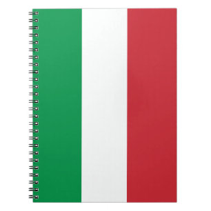 Italiaanse vlag — Italiaanse laptop voor gedisti Notitieboek