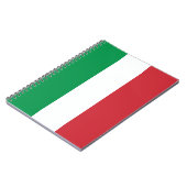 Italiaanse vlag — Italiaanse laptop voor gedistill Notitieboek (Linkerzijde)