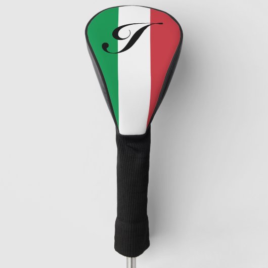 Italiaanse vlag — Italiaanse voetbalsokken voor go Golfheadcover (Voorkant)