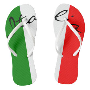 Italiaanse vlag Italië Beach Pool Flip Flop