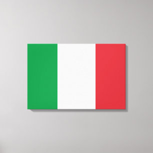 Italiaanse vlag (Italië) Canvas Afdruk