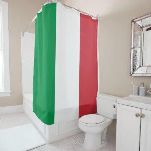 Italiaanse vlag (Italië) Douchegordijn