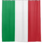 Italiaanse vlag (Italië) Douchegordijn (Voorkant)